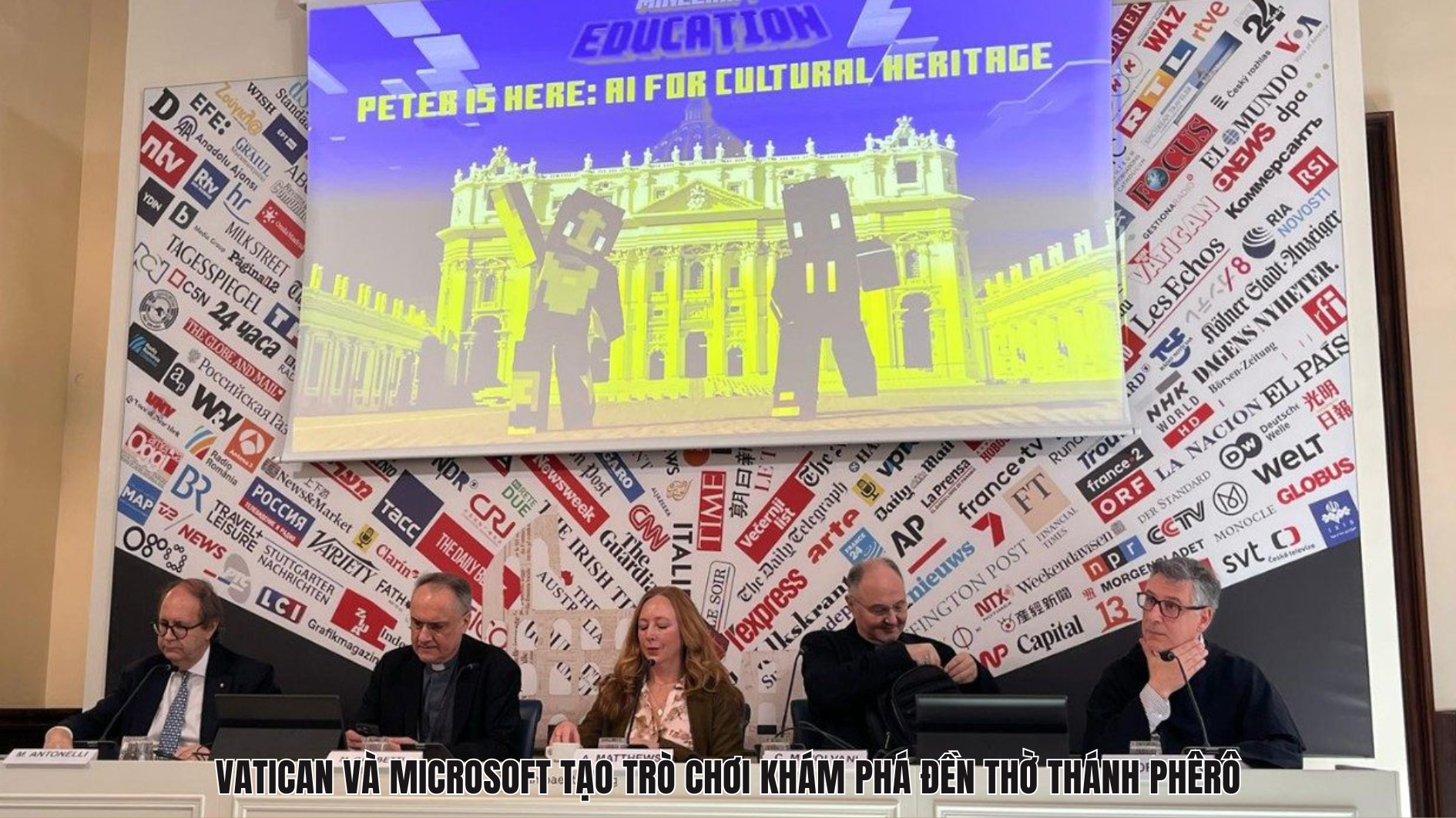 Vatican và Microsoft tạo trò chơi khám phá Đền thờ Thánh Phêrô